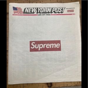 Supreme New York Post Newspaper August 2018 Rare